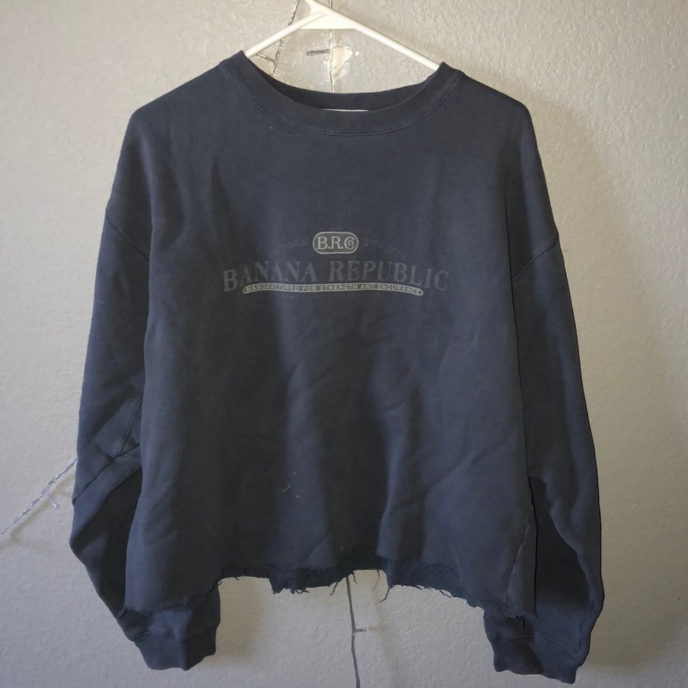Vintage Banana Republic cropped sweatshirt